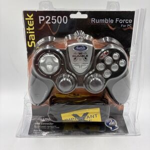 Saitek P2500 Rumble Force Six-Button Dual Analog USB Controller Tested